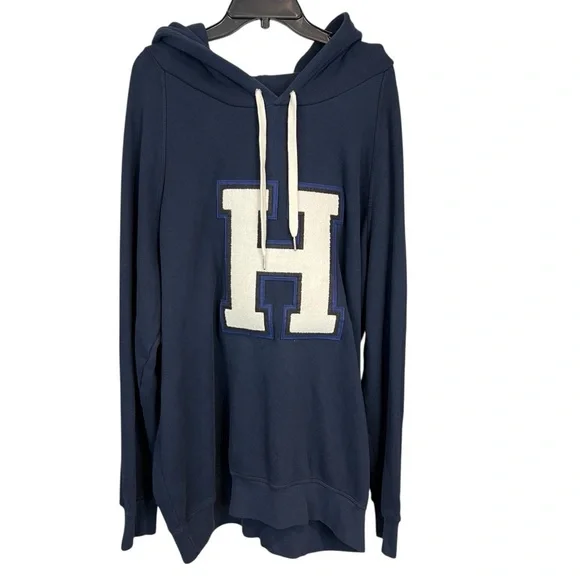Good American Good Hoodie "H" Varsity Letter Cotton - Picture 3 of 9